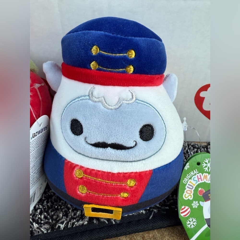 Squishmallow Christmas Nutcracker Plush Toy YURI BRAND NEW